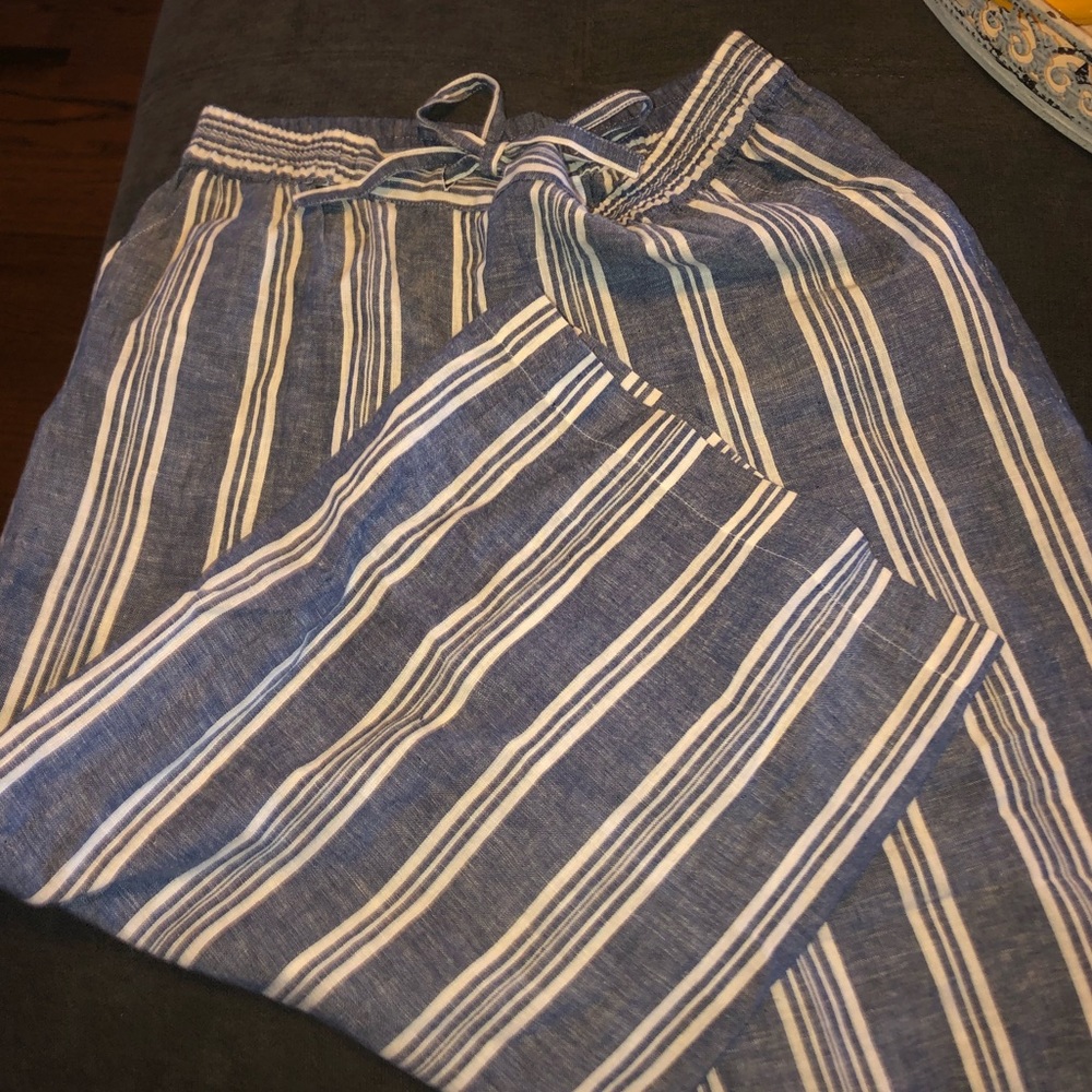 Olive + Oak flare flowy pants